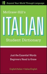 McGraw-Hill's Italian Student Dictionary - Dioguardi, Raffaele; Abate, Frank