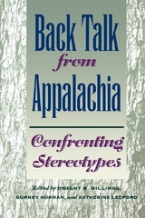 Back Talk from Appalachia - 