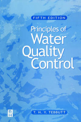 Principles of Water Quality Control - Tebbutt, T.H.Y.