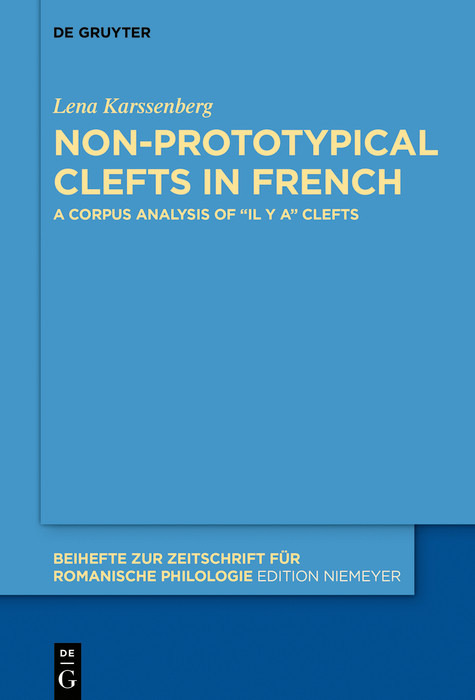 Non-prototypical Clefts in French -  Lena Karssenberg