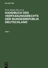 Handbuch des Verfassungsrechts der Bundesrepublik Deutschland - 