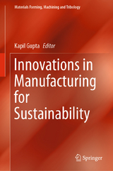 Innovations in Manufacturing for Sustainability - 