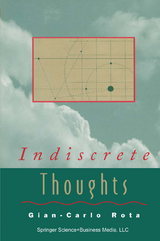 Indiscrete Thoughts - Gian-Carlo Rota