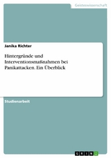 Hintergründe und Interventionsmaßnahmen bei Panikattacken. Ein Überblick - Janika Richter