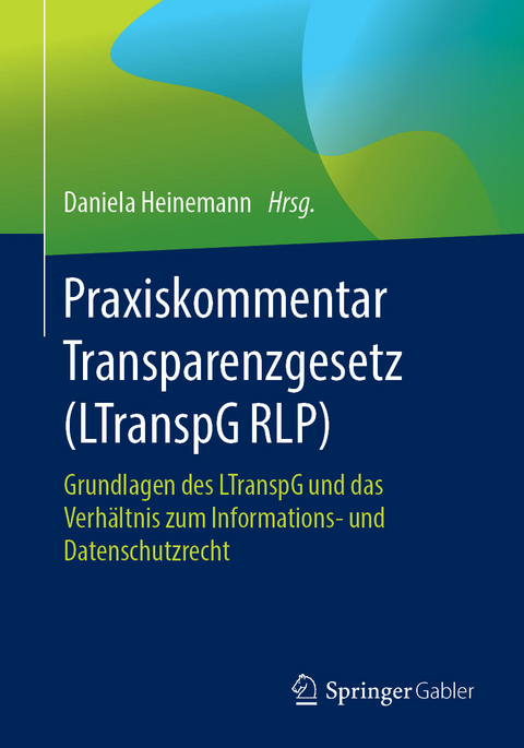 Praxiskommentar Transparenzgesetz (LTranspG RLP) - 