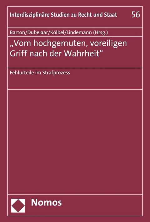 'Vom hochgemuten, voreiligen Griff nach der Wahrheit' - 