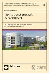 Informationsherrschaft im Kartellrecht - Michael Bakowitz