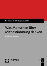 Was Menschen über Mitbestimmung denken - Werner Nienhüser, Heiko Hoßfeld, Esther Glück, Lukas Gödde