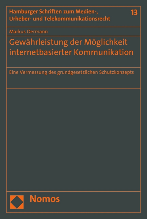 Gewährleistung der Möglichkeit internetbasierter Kommunikation - Markus Oermann