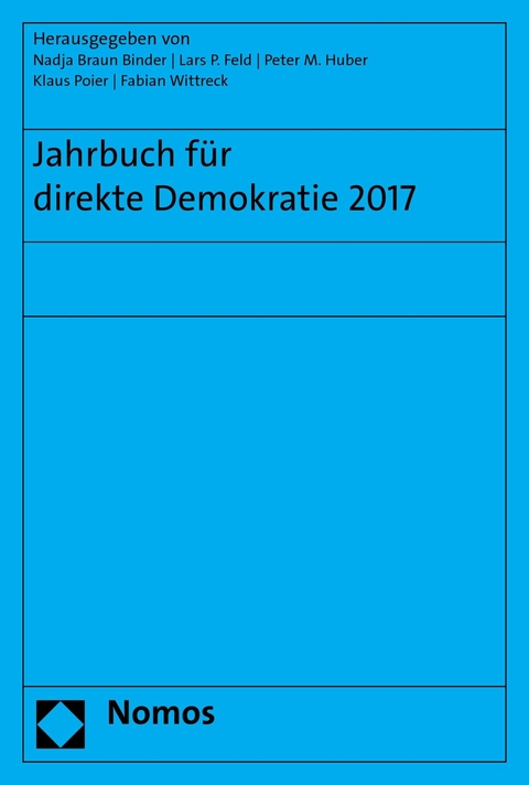 Jahrbuch für direkte Demokratie 2017 - 