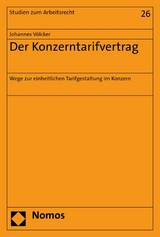 Der Konzerntarifvertrag - Johannes Völcker