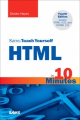 Sams Teach Yourself HTML in 10 Minutes - Hayes, Deidre