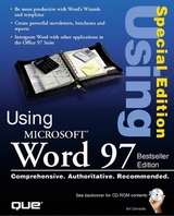 Special Editon Using Microsoft Word 97, Best Seller Edition - Camarda, Bill; Lowery, Joe; Marmel, Elaine; Root, Gregg