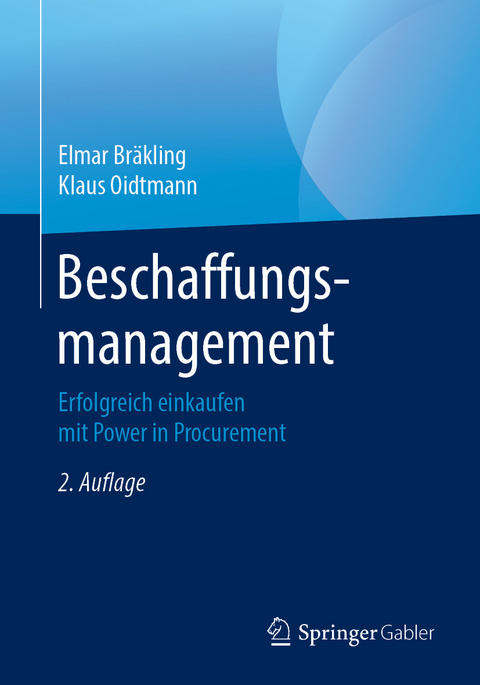 Beschaffungsmanagement - Elmar Bräkling, Klaus Oidtmann