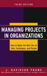 Managing Projects in Organizations - Frame, J. Davidson