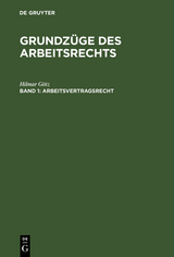 Arbeitsvertragsrecht - Hilmar Götz