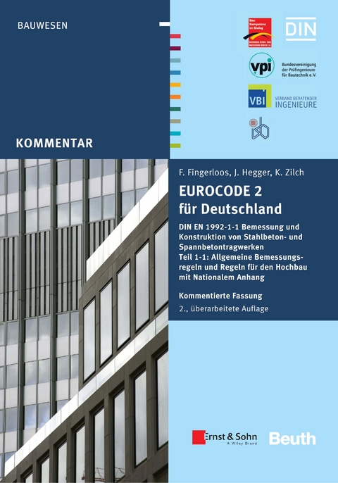 Eurocode 2 für Deutschland -  Frank Fingerloos,  Josef Hegger,  Konrad Zilch