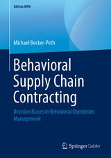 Behavioral Supply Chain Contracting - Michael Becker-Peth