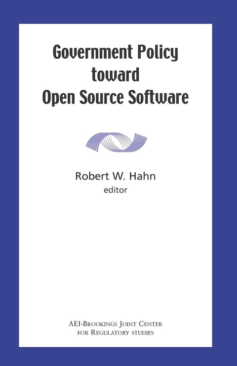 Government Policy toward Open Source Software - 