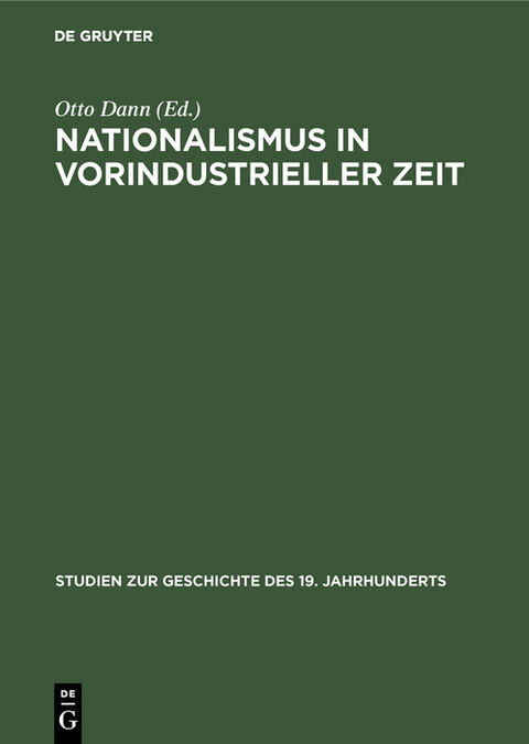 Nationalismus in vorindustrieller Zeit - 