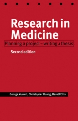 Research in Medicine - Murrell, George; Huang, Christopher; Ellis, Harold