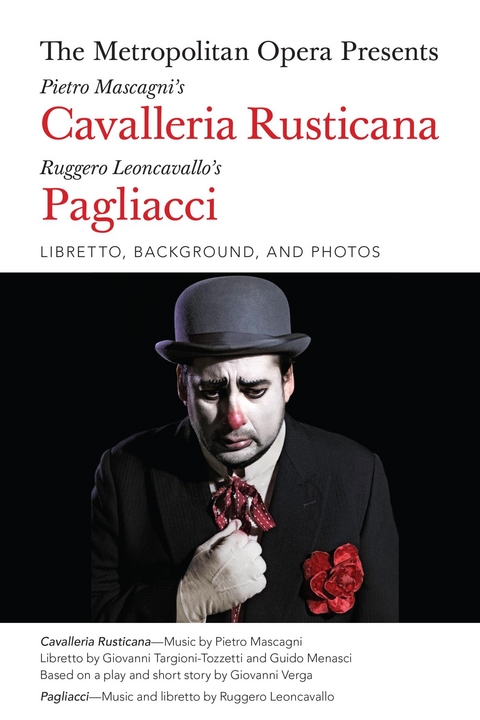 Metropolitan Opera Presents: Mascagni's Cavalleria Rusticana/Leoncavallo's Pagliacci -  Giovanni Targioni-Tozzetti