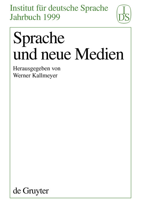 Sprache und Neue Medien - 