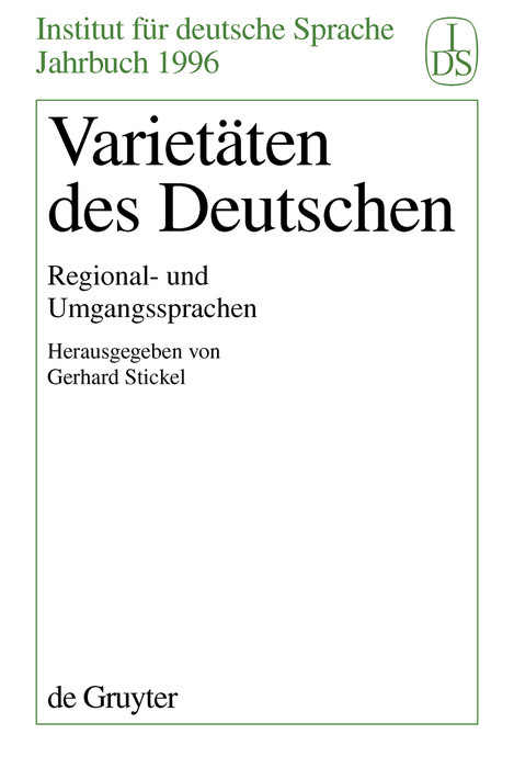 Varietäten des Deutschen - 