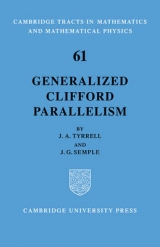 Generalized Clifford Parallelism - Tyrrell, J. A.; Semple, J. G.