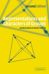 Representations and Characters of Groups - James, Gordon; Liebeck, Martin