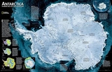 Antarctica Satellite Flat - Maps, National Geographic