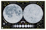 Earth's Moon Flat - Maps, National Geographic