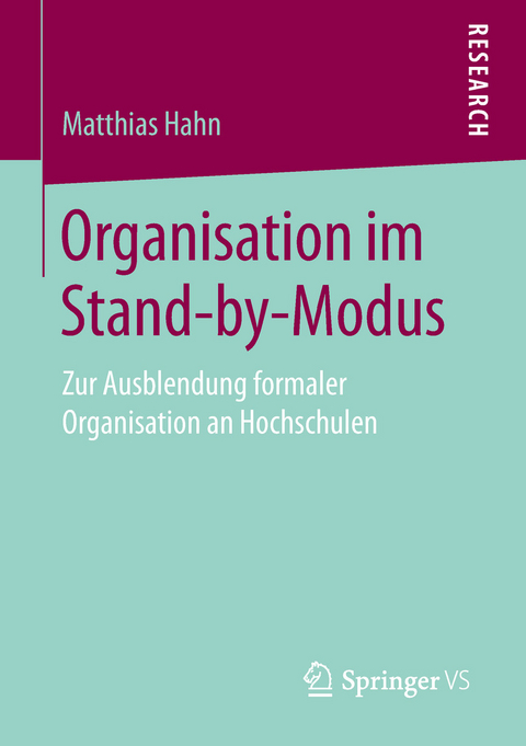 Organisation im Stand-by-Modus - Matthias Hahn