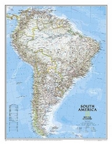 South America Classic Flat - Maps, National Geographic