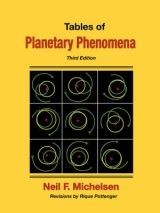 Tables of Planetary Phenomena - Michelsen, Neil F.