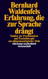 Erfahrung, die zur Sprache drängt - Bernhard Waldenfels