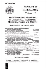 Thermodynamic Modeling of Geologic Materials - 