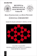 High-Temperature and High Pressure Crystal Chemistry - 