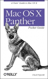 Mac OS X Panther Pocket Guide - Toporek, Chuck