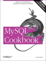 MySQL Cookbook - Dubois, Paul