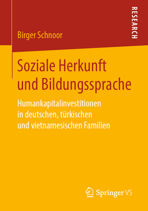 Soziale Herkunft und Bildungssprache - Birger Schnoor