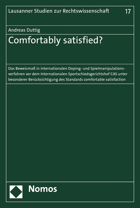 Comfortably satisfied? - Andreas Duttig