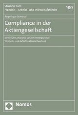 Compliance in der Aktiengesellschaft - Angélique Schraud