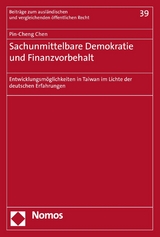 Sachunmittelbare Demokratie und Finanzvorbehalt - Pin-Cheng Chen