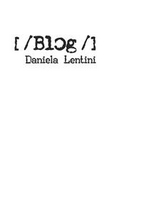 Blog - Daniela Lentini