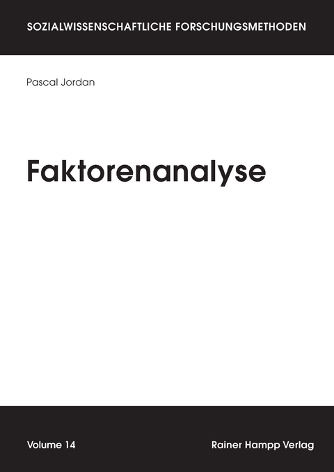 Faktorenanalyse -  Pascal Jordan