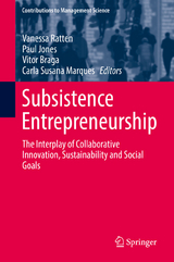 Subsistence Entrepreneurship - 