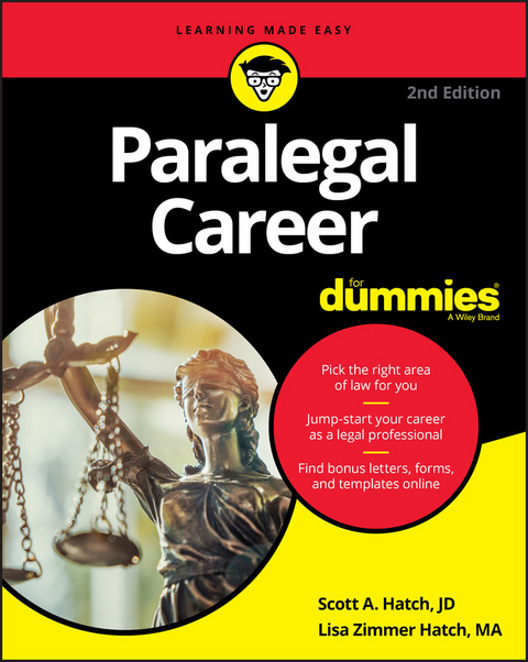 Paralegal Career For Dummies -  Lisa Zimmer Hatch,  Scott A. Hatch