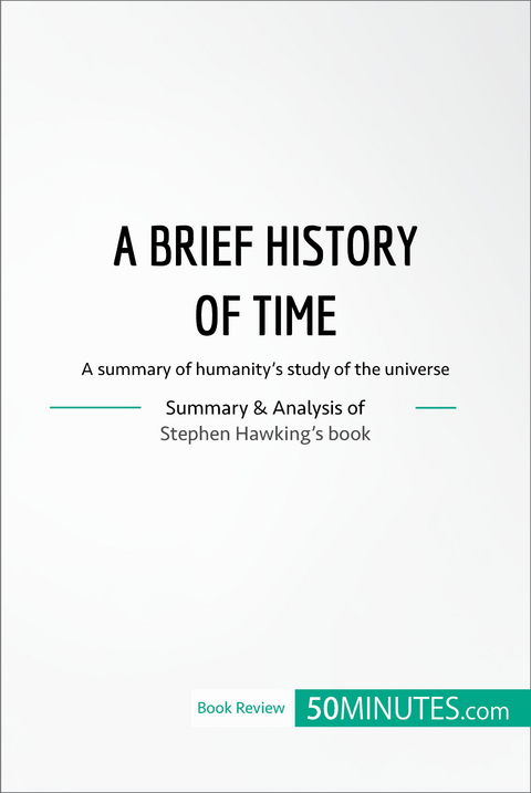 Book Review: A Brief History of Time by Stephen Hawking -  50Minutes