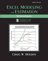 Excel Modeling and Estimation in Investments - Holden, Craig W.